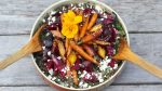 Lentils with Roasted Beets and Carrots recipe