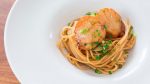 Spaghetti with Soy Sauce Butter Scallops recipe