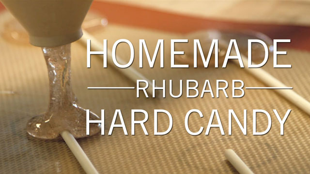 Homemade Rhubarb Hard Candy recipe