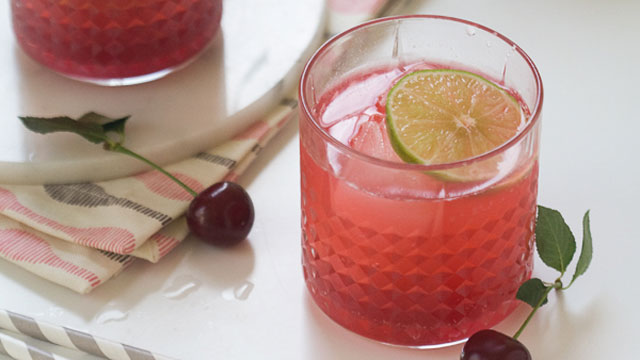Sour Cherry Gin and Tonic recipe