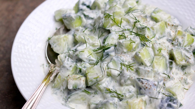 Dill Cucumber Yogurt Salad recipe