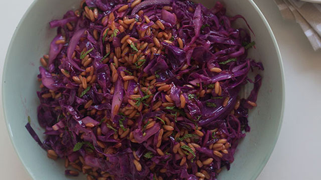 Kamut Cabbage Salad recipe