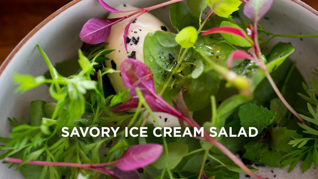 Savory Ice Cream Salad recipe