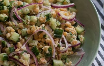 Cucumber Lentil Salad recipe