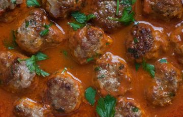 Harissa Lamb Meatballs recipe