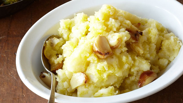 Olive OIl Mashed Potatoes recipe