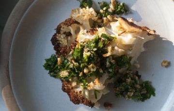 Roasted Cauliflower with Gremolata recipe