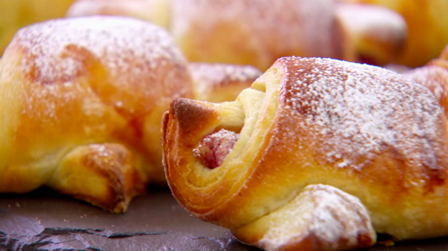Raspberry Almond Croissant recipe