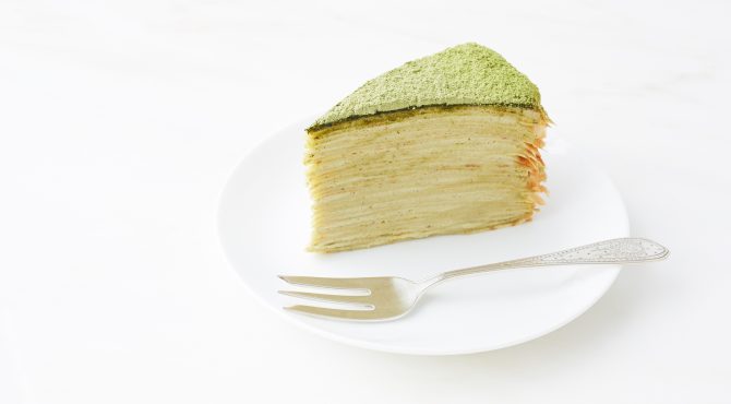 Green Tea Crepe Cake recipe