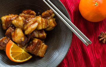 Orange-Spice Braised Pork Belly recipe