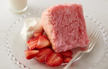 Pretty-in-Pink Angel Food Cake recipe