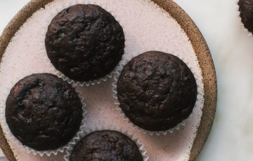 Chocolate Zucchini Muffins recipe