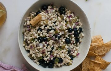 Corn Blueberry Hatch Chile Salad recipe