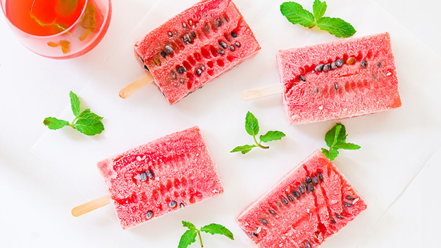 Make Watermelon Sangria Pops to combat the heat with a refreshing treat.