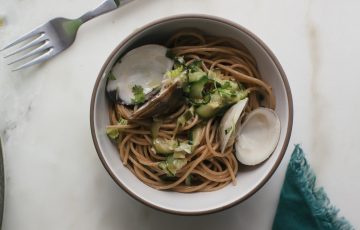 Zucchini Linguine with Clams