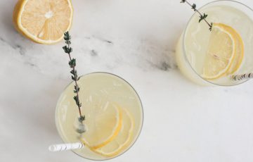 lemon and thyme spritz