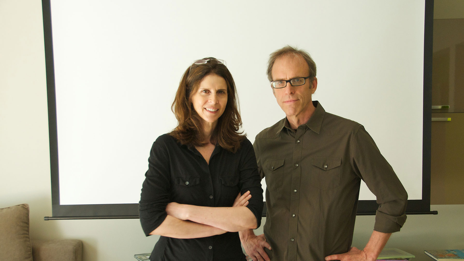 Invisible War filmmakers Amy Ziering and Kirby Dick.