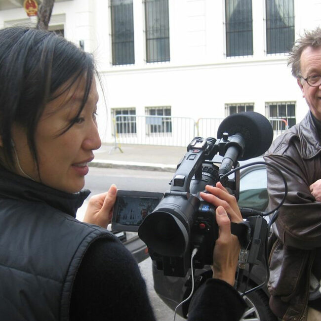 Seeking Asian Female director Debbie Lum with subject Steven.