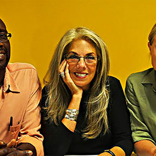American Denial filmmakers Llewellyn Smith, Christine Herbes-Sommers, and Kelly Thomson.