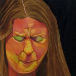 Self-Portrait of Artist Sara Lattis Stone, wife of Deepwater Horizon disaster survivor Stephen Stone