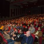 A packed State Theatre in Austin before the SXSW premier of Tower