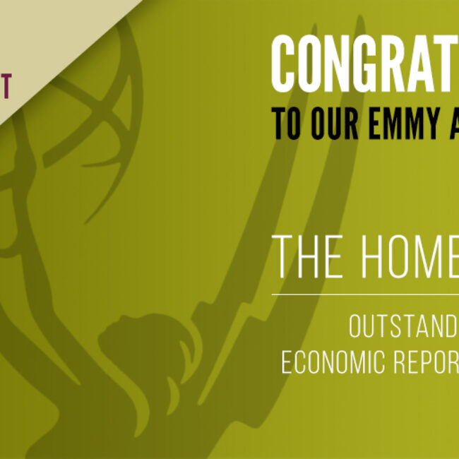 Promotional image for The Homestretch News & Doc Emmy