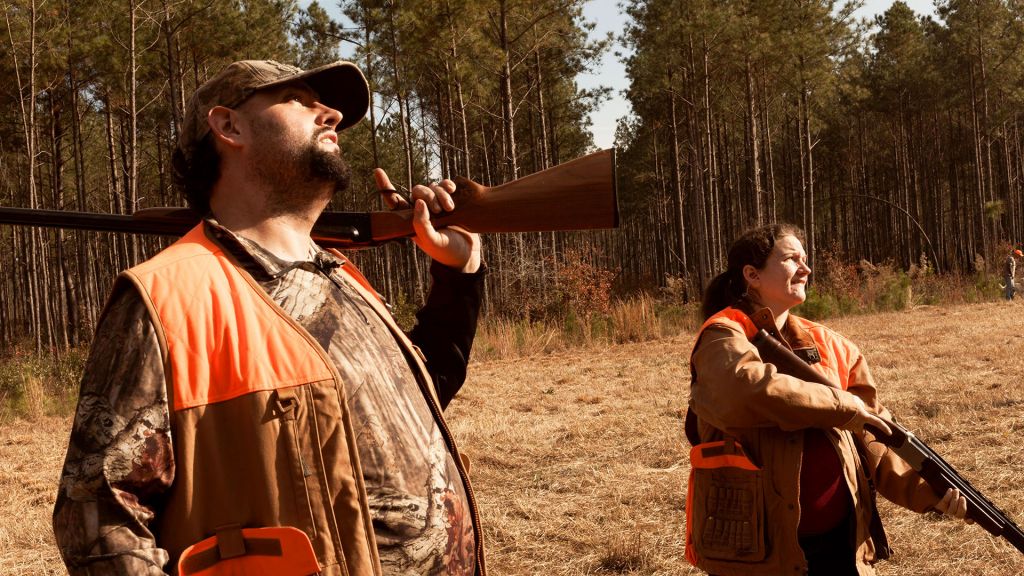 Alex and Jessica Sutton, doing some hunting, in Farmer/Veteran