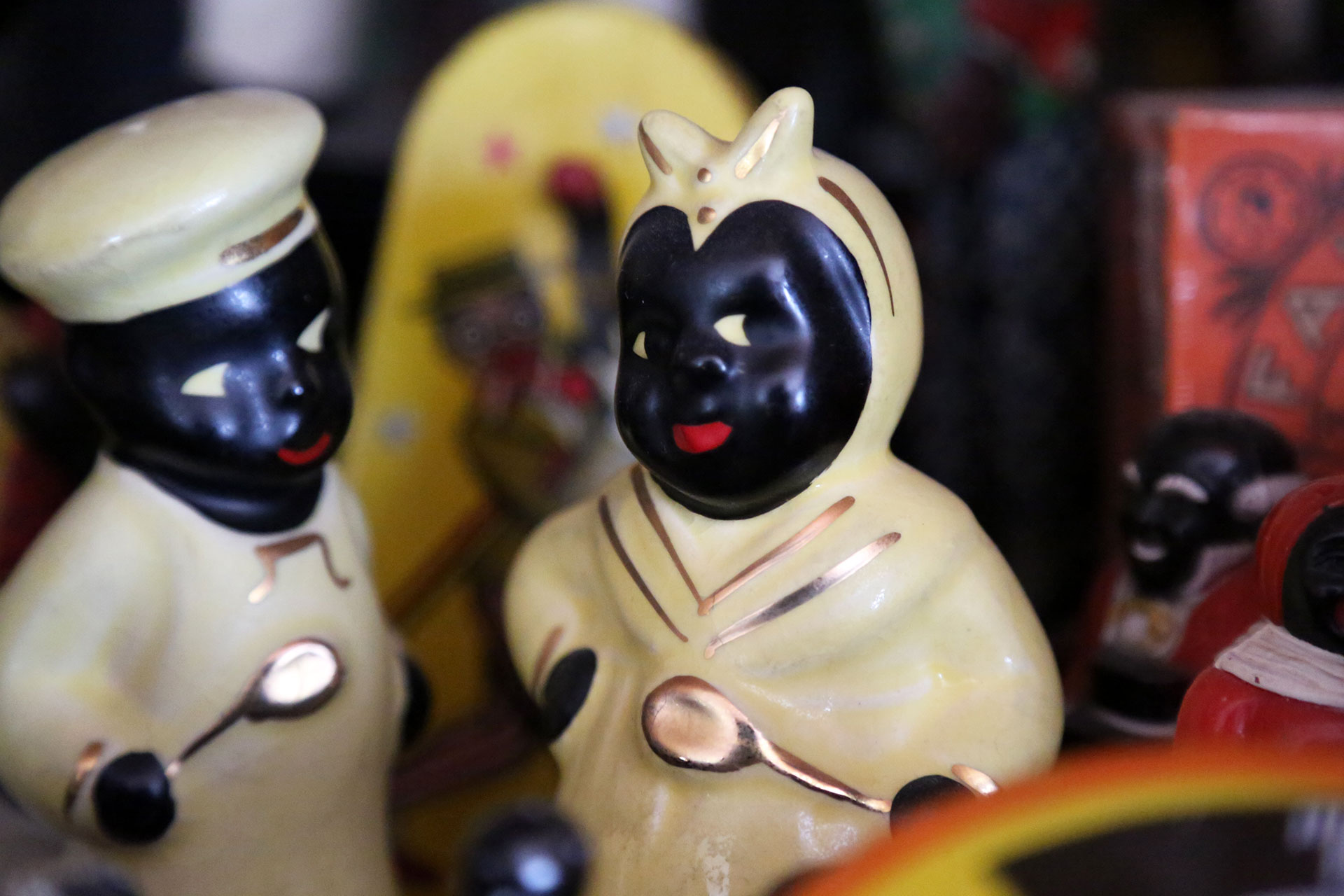 Black memorabilia figurines