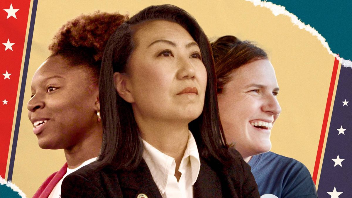 the three women running for office, composite image for Represent