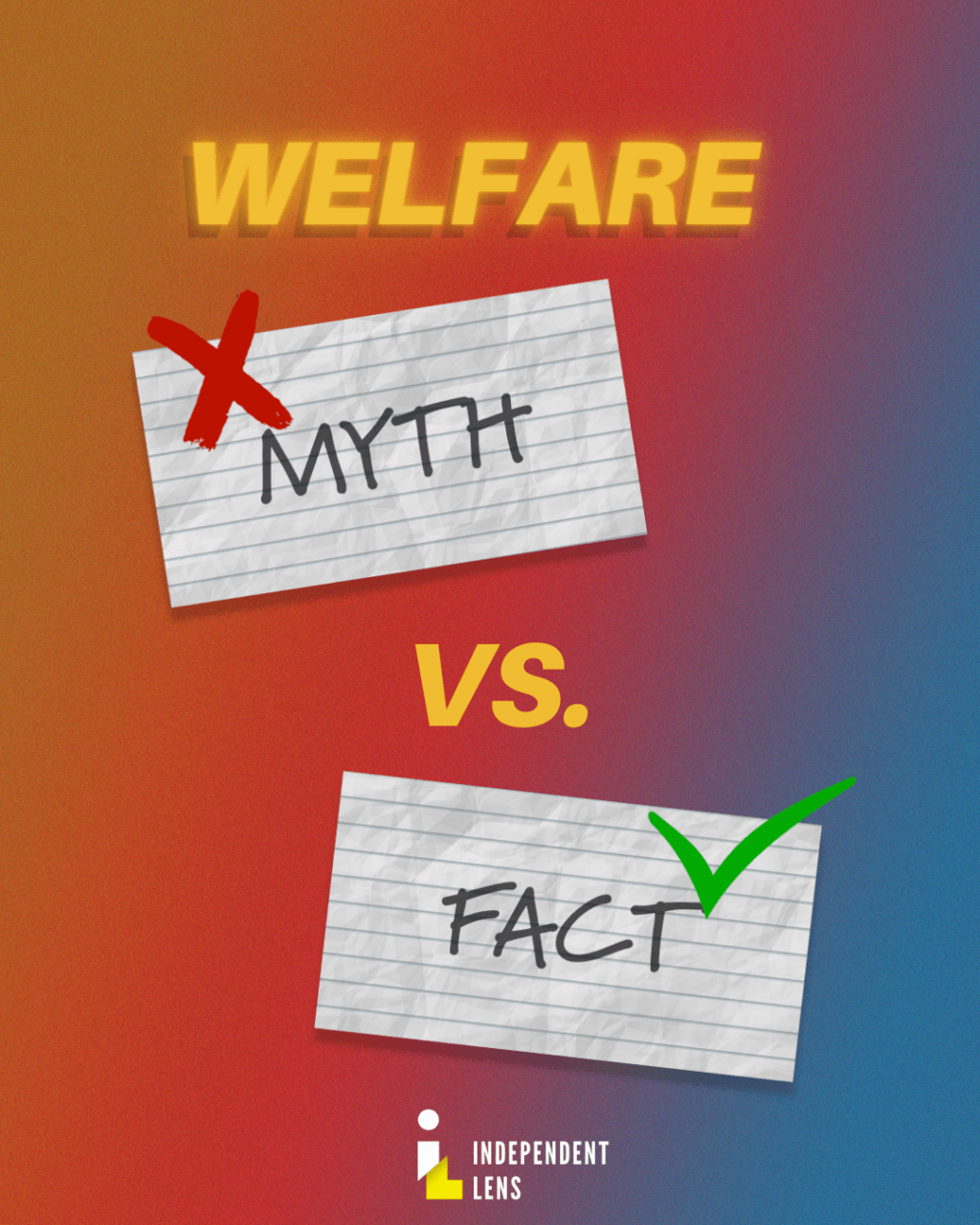 Welfare Myth vs Reality Infographic