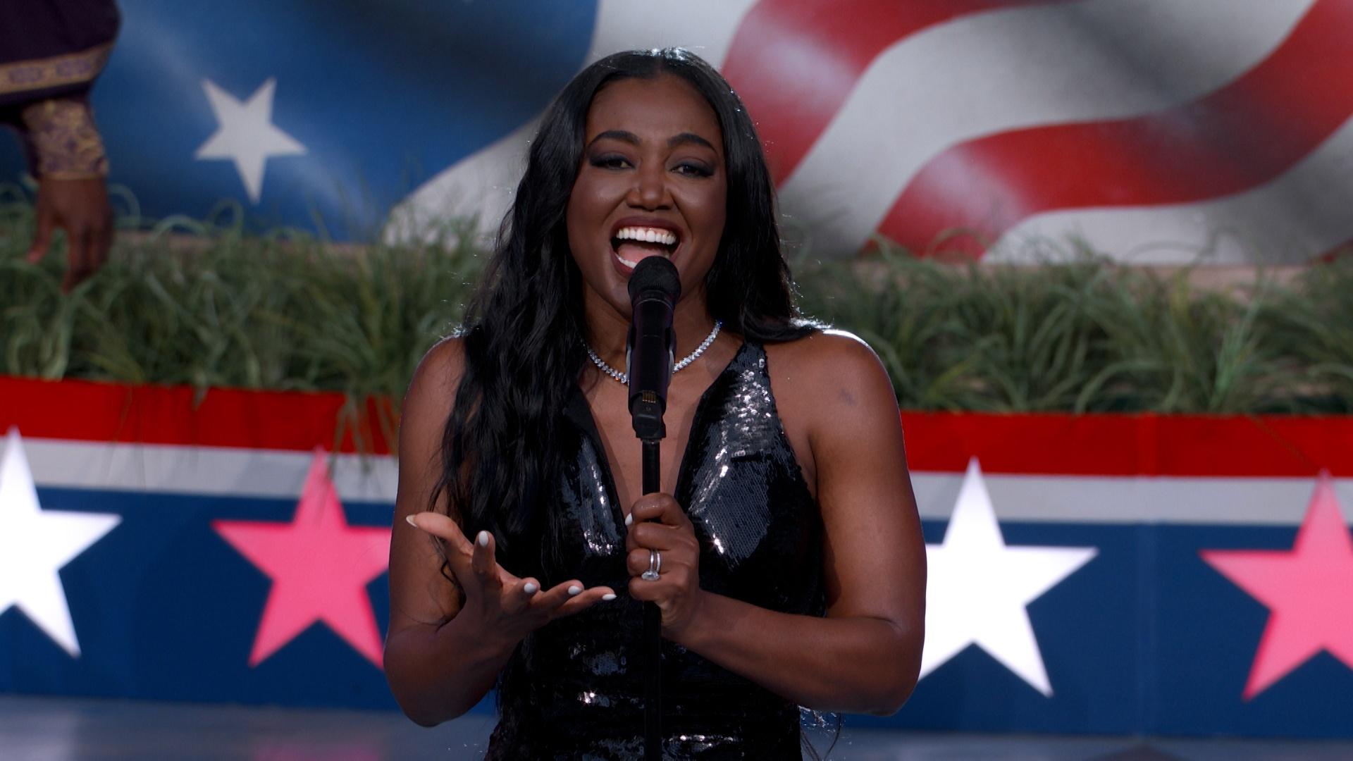 Patina Miller Performs 