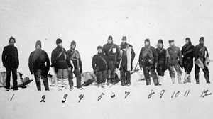 The Greely Expedition on site in the Arctic poster image