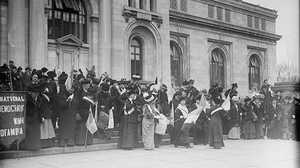 Wilson and Women's Suffrage poster image