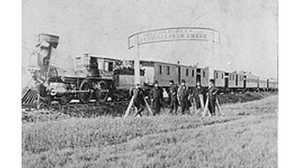 Transcontinental Railroad Timeline poster image