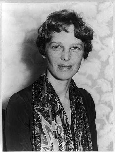Amelia Earhart, c. 1928, Courtesy: Library of Congress Earhart Timeline 2 LOC 1928 .jpg