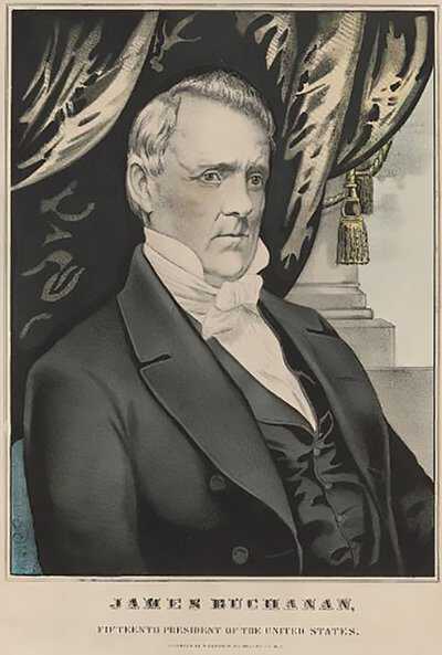 President James Buchanan, 1857. Library of Congress. President-James-Buchanan-1857-LOC.jpg