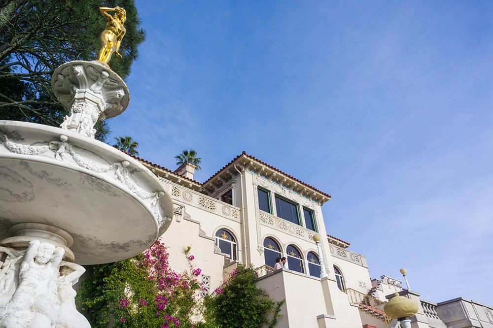 Facade of Casa del Mar, one of the cottages that used to house guests, Hearst Castle. Photo by Sundry Photography / Alamy Stock Photo