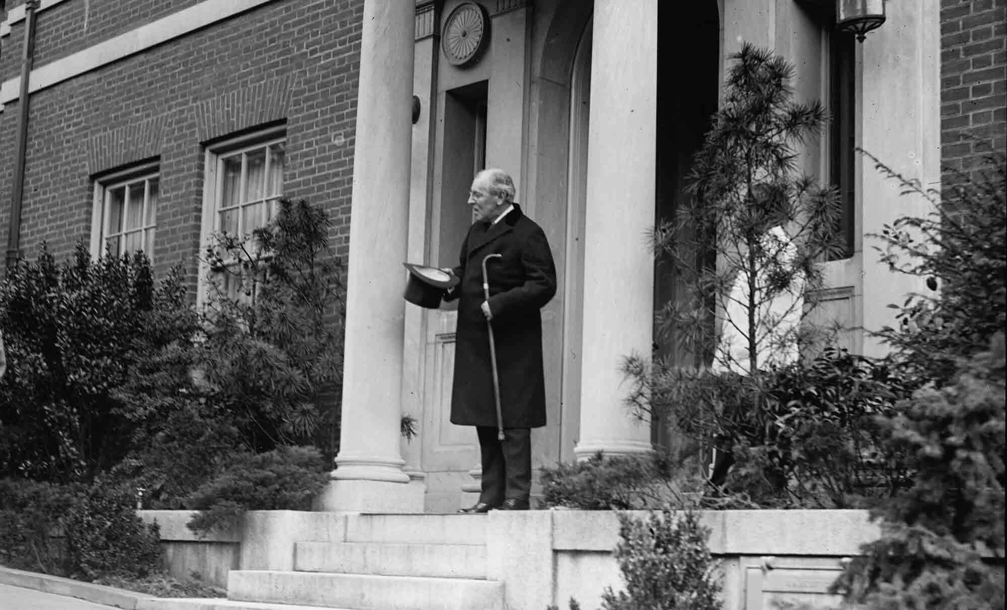 Woodrow Wilson, 1922. Courtesy: Library of Congress Wilson-Legacy-4-28-1922-LOC.jpg
