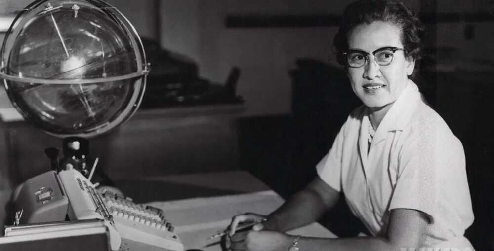 Katherine Johnson at the Langley Memorial Aeronautical Laboratory in Hampton, VA. Credit: NASA CTM-Women-Moon-Katherine-Johnson-Credit-Nasa.jpg