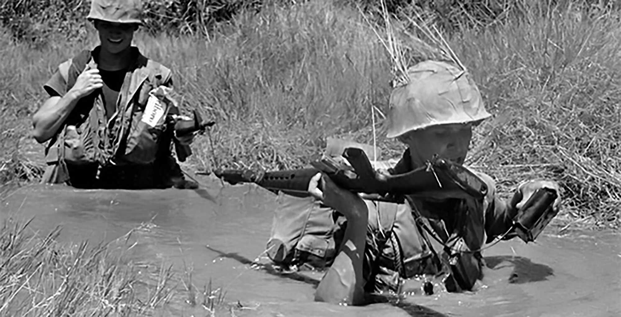 During the Vietnam War, DARPA encouraged the use of Colt AR-15s, proving the model’s effectiveness. The military would adapt the AR-15 to create the M16, which is standard-issue in the U.S. military today. Photo courtesy of DARPA. Tuxedo-Darpa-m16.jpg