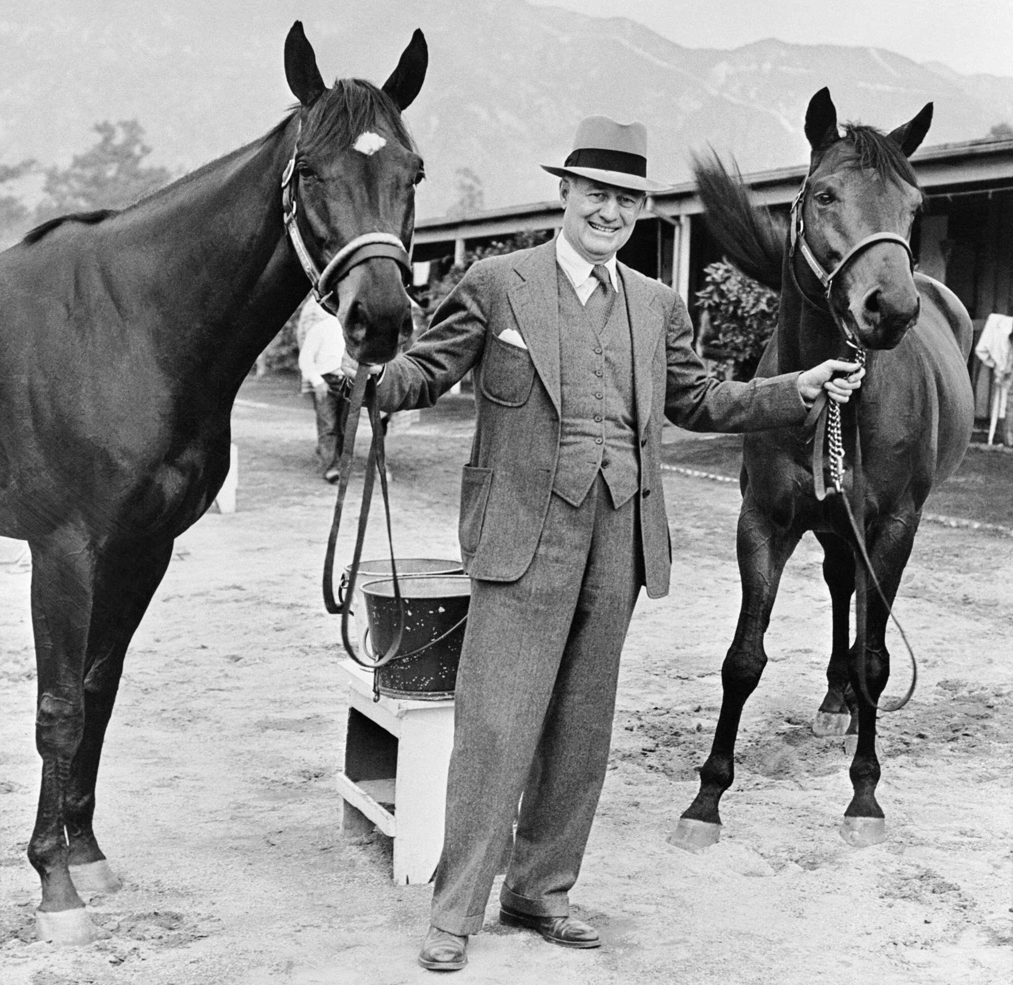 The auto magnate would be a great lover of horses. Corbis Seabiscuit-Howard_howard1.corbis340.jpg
