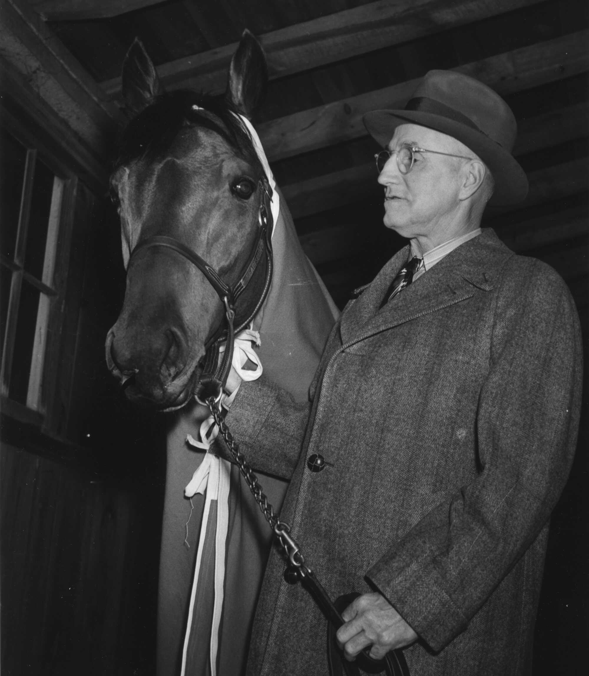 The quiet trainer worked wonders with Seabiscuit. Courtesy: Keeneland-Morgan Seabiscuit_smith3.km384.jpg