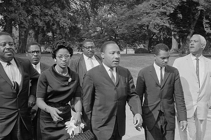 Martin Luther King. and cabinet meeting , August 5 , 1965. Courtesy: Library of Congress Jfk Domestic 1 800.jpg
