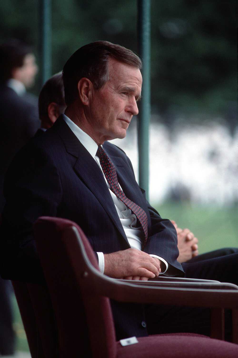 George H.W. Bush. Public Domain Image. bush_profile.jpg