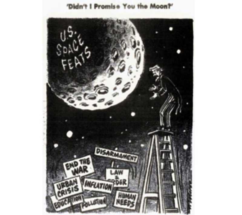 Franklin Morse, “Didn’t I Promise You the Moon?,” (Los Angeles) Herald-Examiner, May, 20, 1969. CTM Pol Cartoons Moon T2.jpg