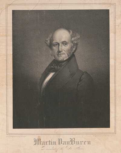 President Martin Van Buren, 1837. Library of Congress. Presidents-Martin-Van-Buren-1837-LOC.jpg