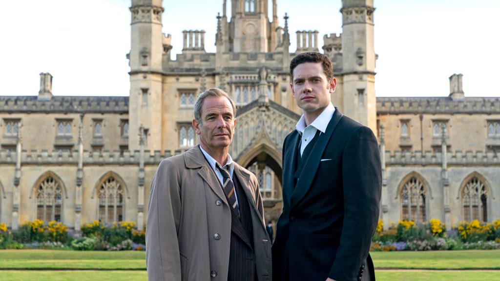 Robson Green and Tom Brittney in Grantchester, Season 5