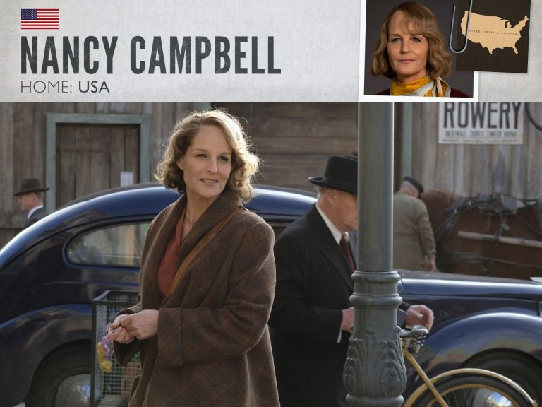 Helen Hunt as Nancy Campbell in World on Fire