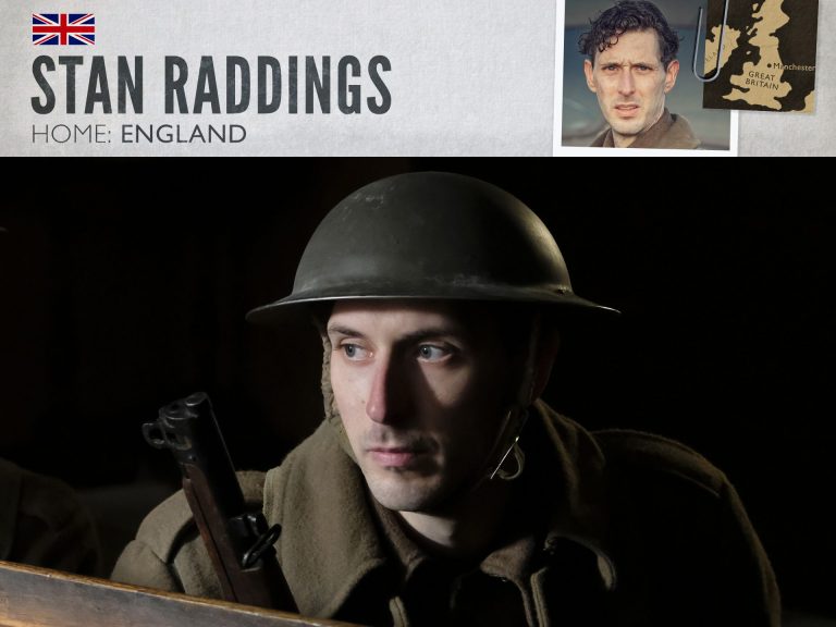 Blake Harrison as Stan Raddings in World on Fire