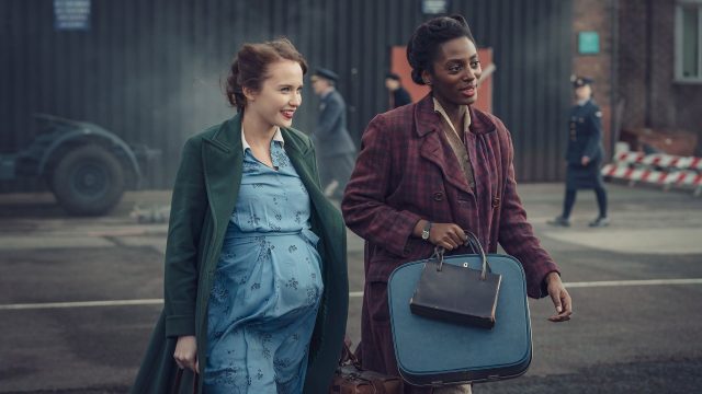 Julia Brown and Yrsa Daley-Ward in World on Fire as seen on Masterpiece on PBS